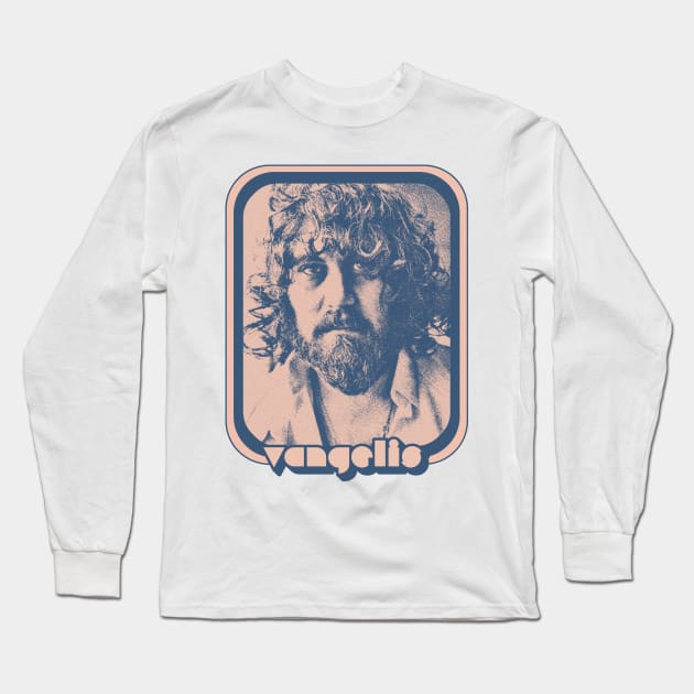 Vangelis /// Retro Synth Lover Design Long Sleeve T-Shirt by DankFutura